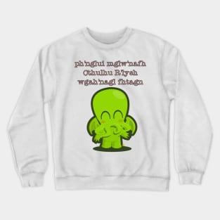 Postal from R'lyeh - cute Cthulhu Crewneck Sweatshirt